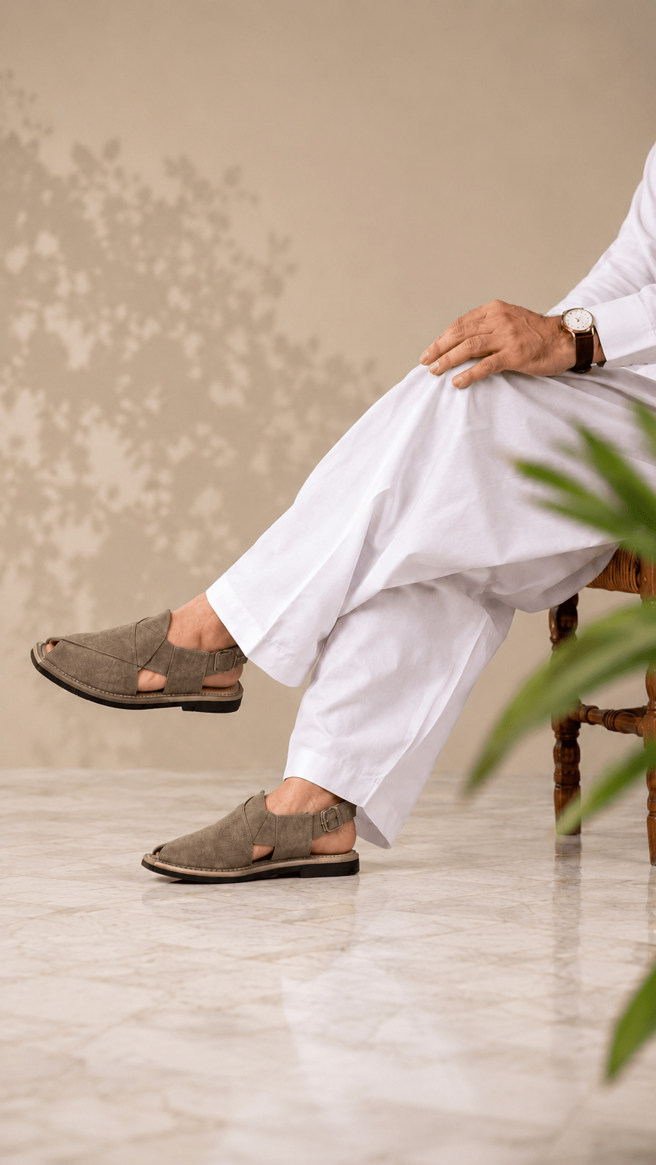 Premium Handcrafted Norozi Peshawari Chappal