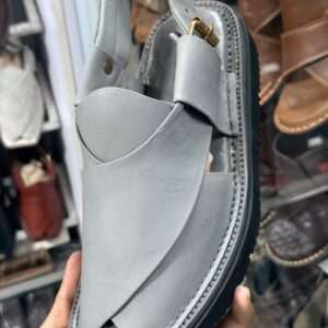 Leather Peshawari Kaptaan Chappal