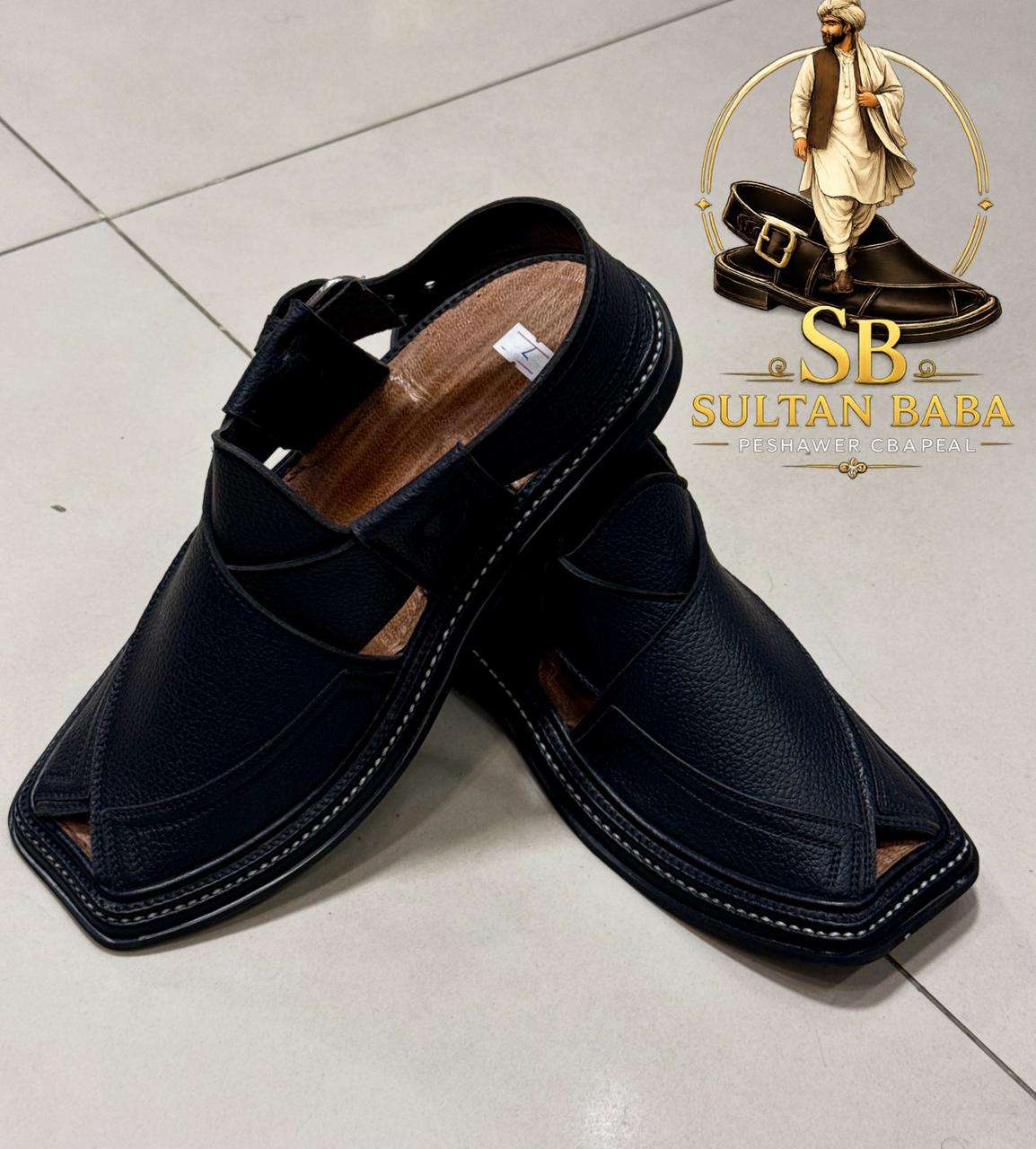 Leather Double gear Takedara chappal - Image 4