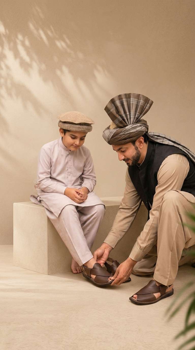 Premium Handcrafted Zalmi Peshawari Chappal