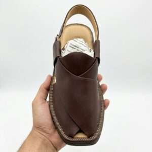 Leather Peshawari Kaptaan Chappal